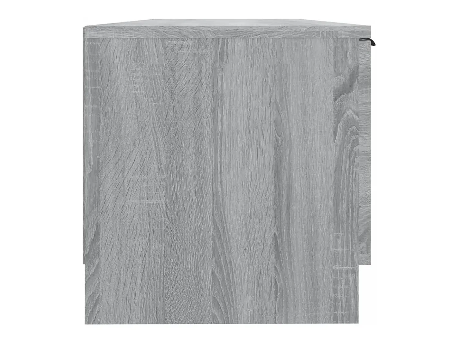 Móvel De Tv*Helloshop26 Móvel de TV multimídia prateleira de televisão televisão buffet sala de jantar sala de estar quarto sonoma 102 x 35 x 36,5 cm madeira trabalhada cinza 02_0028349 Castanho