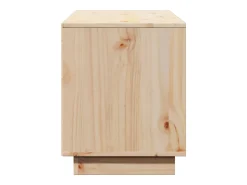 Móvel De Tv|Helloshop26 Móvel de TV multimídia prateleira de televisão televisão buffet sala de jantar sala de estar quarto 110,5 x 35 x 44 cm madeira maciça de pinho marrom 02_0025776 Castanho