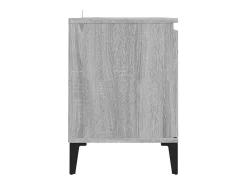 Móvel De Tv|Helloshop26 Móvel de TV multimídia prateleira de televisão televisão buffet sala de jantar sala de estar quarto com pés de metal Sonoma 103,5 x 35 x 50 cm cinza 02_0026879 Cinzento