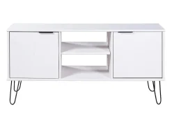 Móvel De Tv*vidaxl Móvel de TV New York madeira de pinho maciça Branco