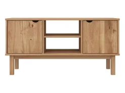 Móvel De Tv| Móvel de TV OTTA 113,5x43x57 pinho maciço PT220787 Castanho