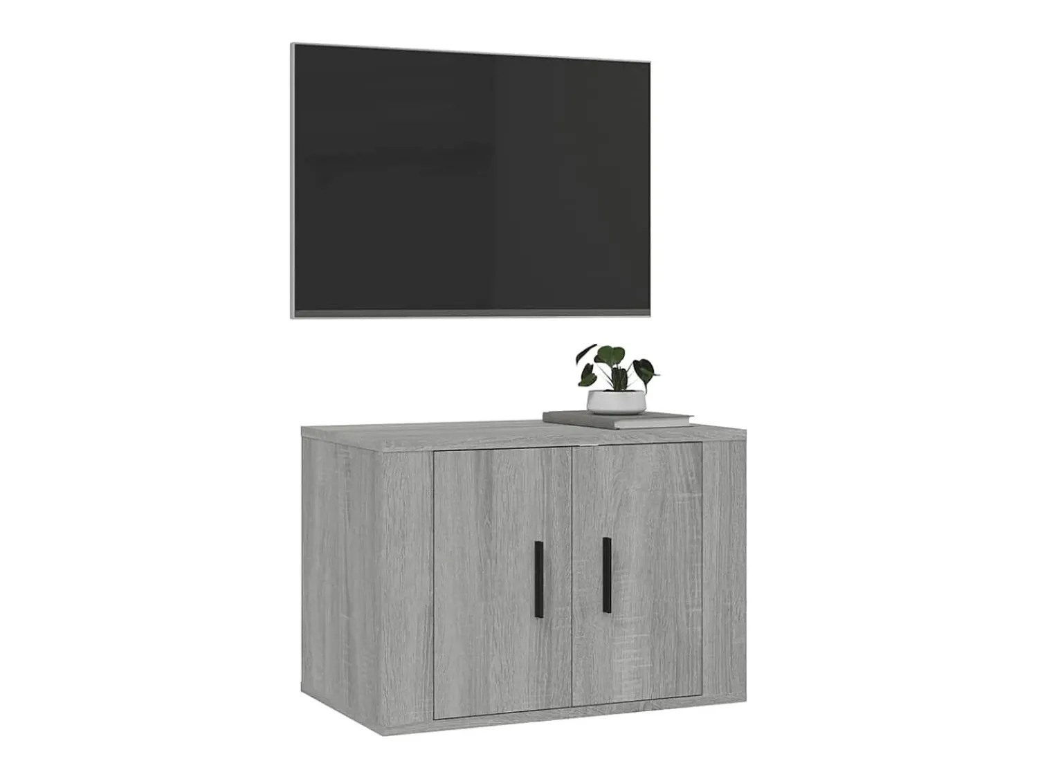 Sale Móvel de TV para parede 57x34,5x40 cm sonoma PT926023 Cinzento