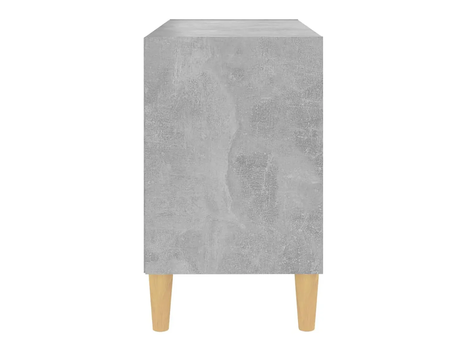 Móvel De Tv| Móvel de TV pernas de madeira 69,5x30x50 cm cimento PT379123 Cinzento