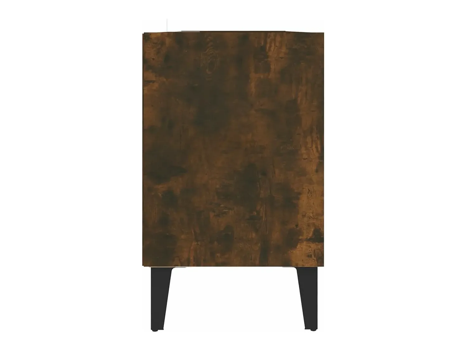 Móvel de TV pernas em metal 103,5x30x50cm cor carvalho fumado PT355472^ Móvel De Tv