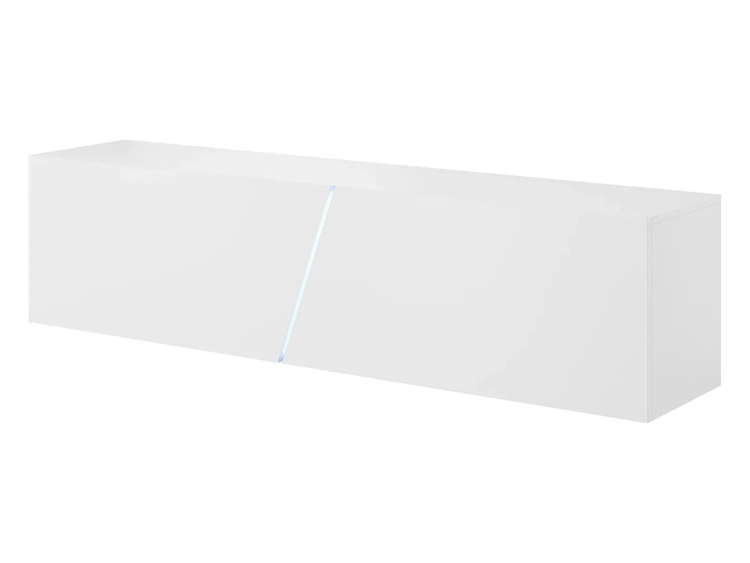 Móvel De Tv| Móvel de TV Slant 160 cm LED Branco