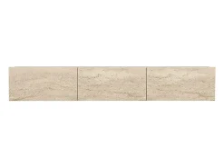 Móvel De Tv*Vente-unique Móvel de TV suspenso com 3 portas - Efeito travertino - VIKILA Bege