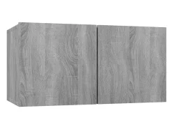 Discount Móvel de TV suspenso madeira processada 60x30x30 cm cinza PT211604 Cinzento