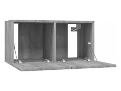 Discount Móvel de TV suspenso madeira processada 60x30x30 cm cinza PT211604 Cinzento
