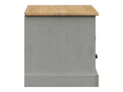 Móvel De Tv|vidaxl Móvel de TV VIGO 106x40x40 cm madeira de pinho maciça Cinzento
