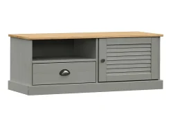 Móvel de TV VIGO 106x40x40 cm madeira de pinho maciça PT994736^ Móvel De Tv