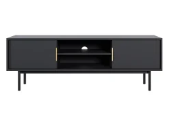 Móvel De Tv* Móvel de TV Viva //dourado Preto