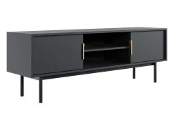 Móvel De Tv* Móvel de TV Viva //dourado Preto