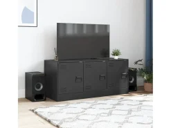 Best Móvel de TV 99x39x44 aço PT954848 Preto