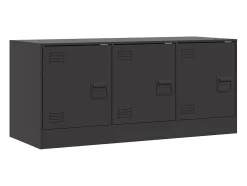 Best Móvel de TV 99x39x44 aço PT954848 Preto