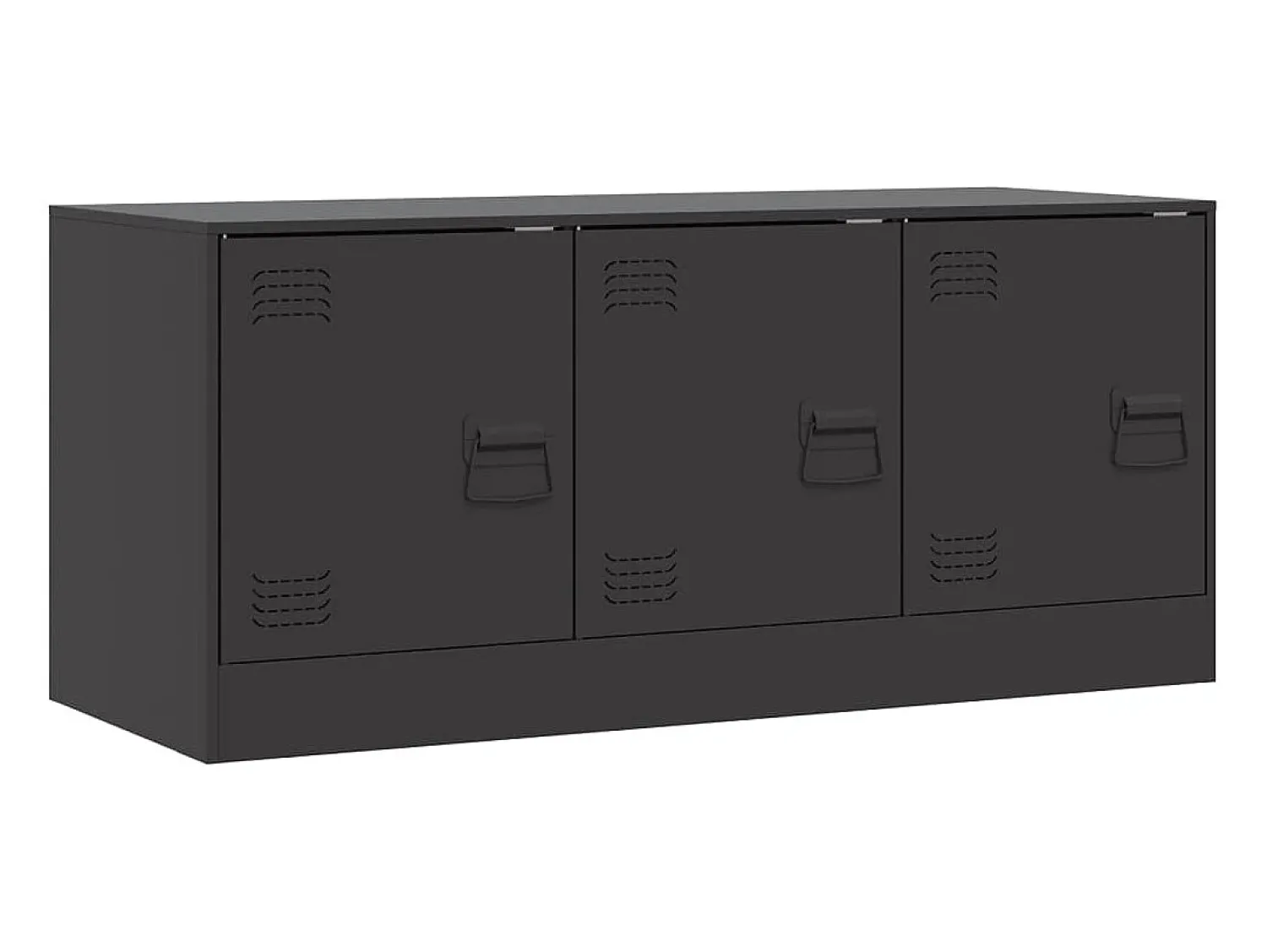 Best Móvel de TV 99x39x44 aço PT954848 Preto