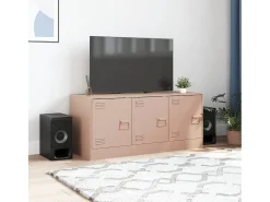 Móvel De Tv| Móvel de TV 99x39x44 aço PT647872 Rosa