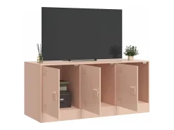 Móvel De Tv| Móvel de TV 99x39x44 aço PT647872 Rosa