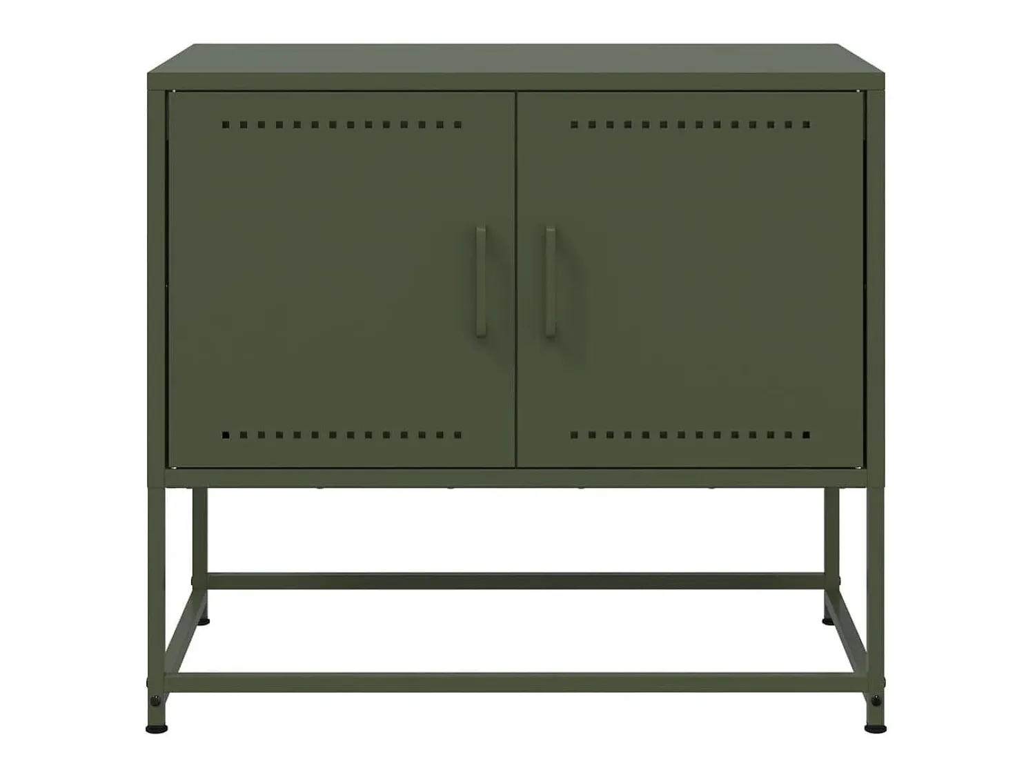 Móvel De Tv|vidaxl Móvel de TV 68,5x39x60,5 aço azeitona Verde
