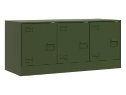 Hot Móvel de TV 99x39x44 aço azeitona PT389205 Verde