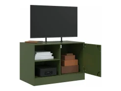 Móvel De Tv| Móvel de TV 67x39x44 aço azeitona PT338381 Verde