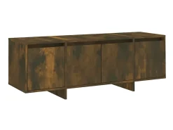 Móvel De Tv| Móvel de TV 120x30x40,5 cm aglomerado cor carvalho fumado PT928573 Castanho