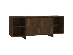 Móvel De Tv* Móvel de TV 130x35x50 cm aglomerado cor carvalho fumado PT493045 Castanho
