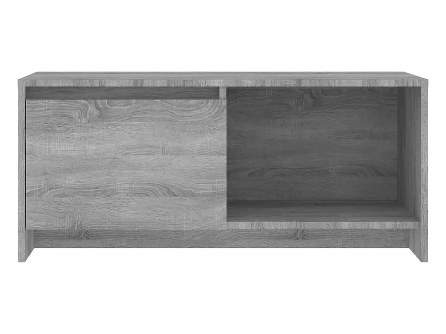 Móvel De Tv* Móvel de TV 90x35x40 cm aglomerado cor sonoma PT552723 Cinzento