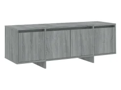 Móvel De Tv* Móvel de TV 120x30x40,5 cm aglomerado cor sonoma PT933300 Cinzento