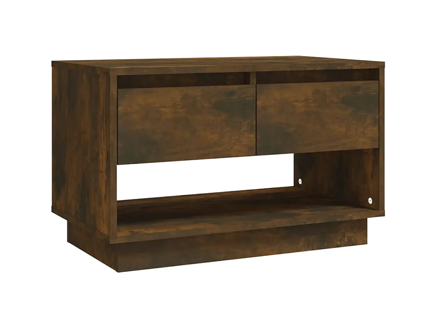 Móvel De Tv| Móvel de TV 70x41x44 cm aglomerado cor carvalho fumado PT553238 Castanho