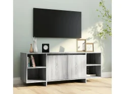 Móvel De Tv| Móvel de TV 130x35x50 cm aglomerado cor sonoma PT131298 Cinzento