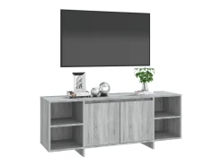 Móvel De Tv| Móvel de TV 130x35x50 cm aglomerado cor sonoma PT131298 Cinzento
