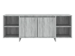 Móvel De Tv| Móvel de TV 130x35x50 cm aglomerado cor sonoma PT131298 Cinzento