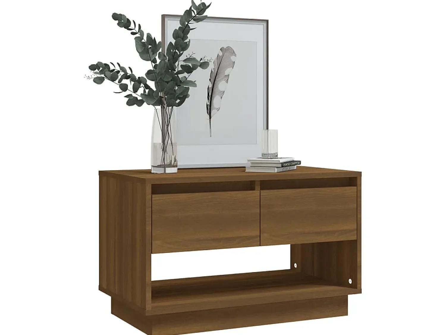 Best Móvel de TV 70x41x44 cm aglomerado cor carvalho PT169502 Castanho
