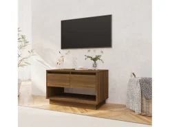 Best Móvel de TV 70x41x44 cm aglomerado cor carvalho PT169502 Castanho