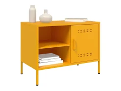 Móvel de TV 68x39x50,5 cm aço mostarda PT671971^ Móvel De Tv