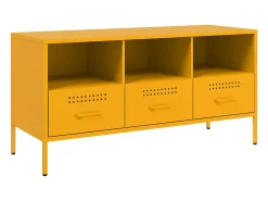 Móvel De Tv* Móvel de TV 100,5x39x50,5 cm aço mostarda PT154477 Amarelo