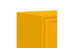 vidaxl Móvel de TV 68,5x39x60,5 cm aço mostarda^ Móvel De Tv