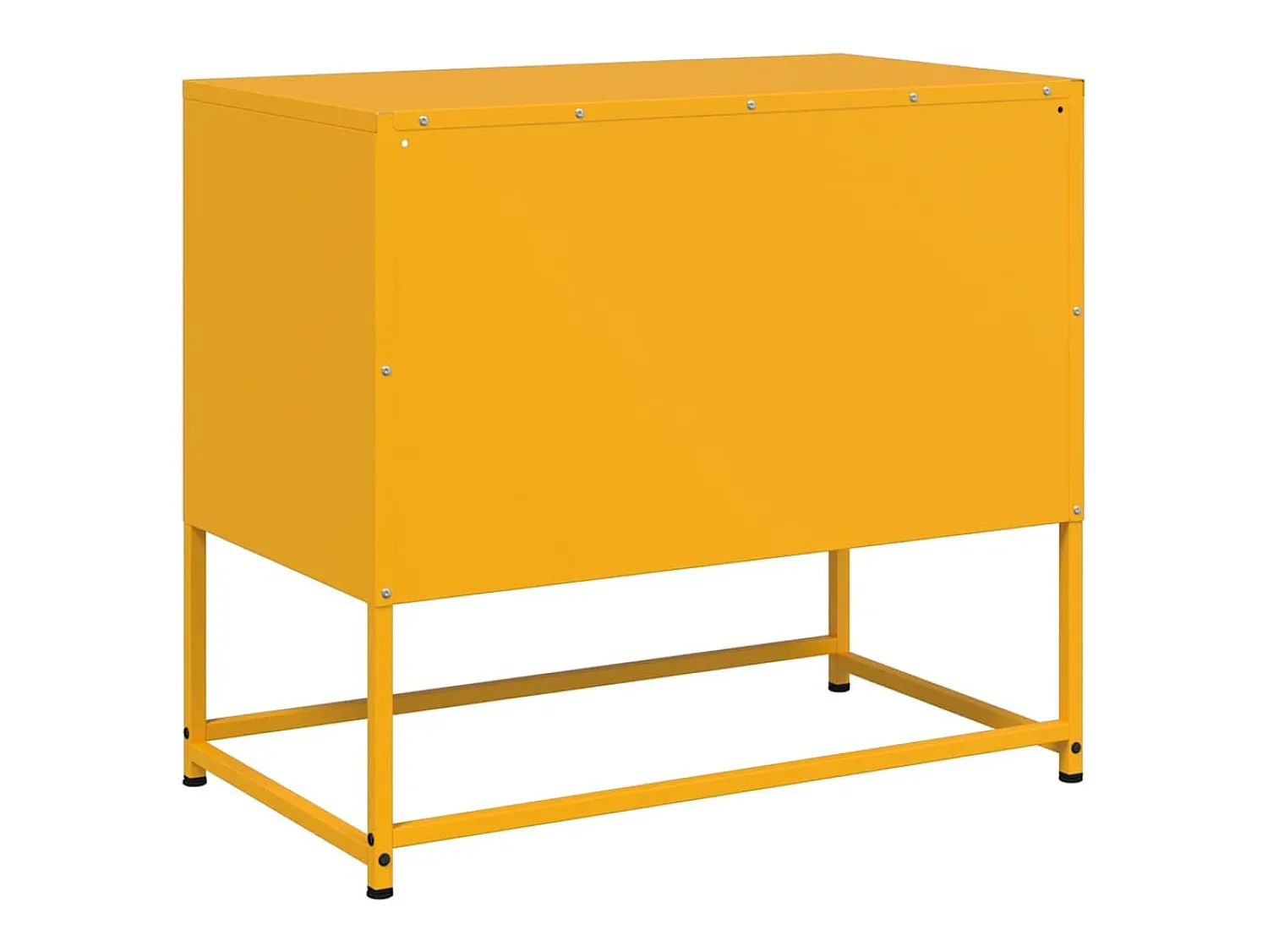 Móvel De Tv*vidaxl Móvel de TV 68x39x60,5 cm aço mostarda Amarelo