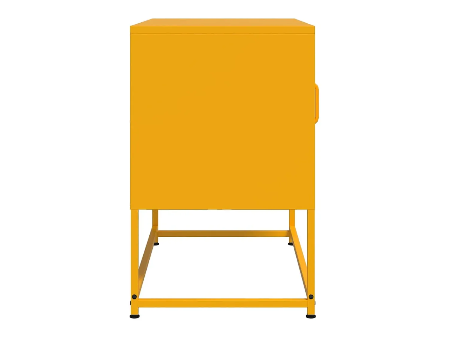 Móvel De Tv*vidaxl Móvel de TV 68x39x60,5 cm aço mostarda Amarelo