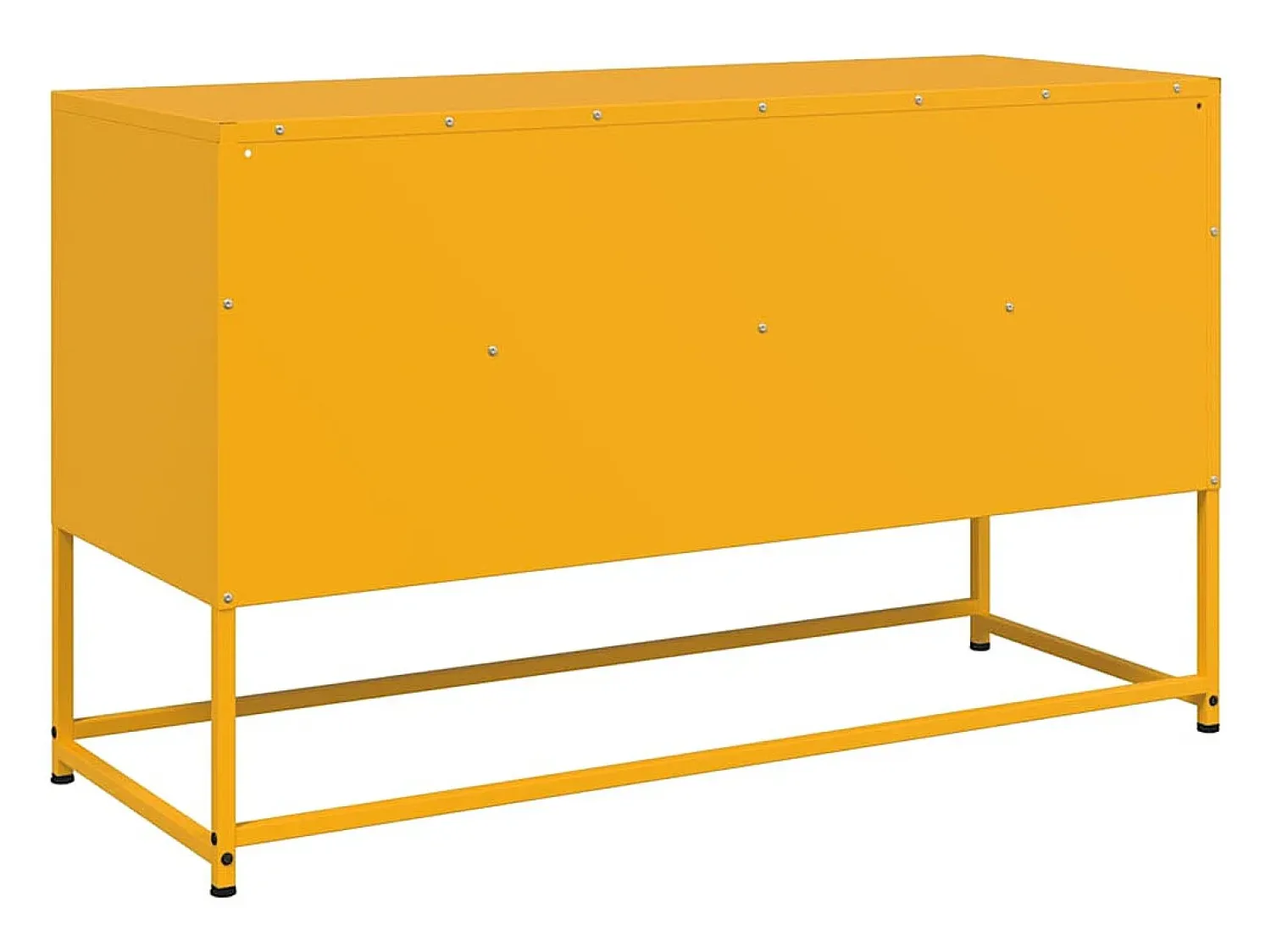 Móvel De Tv*vidaxl Móvel de TV 100,5x39x60,5 cm aço mostarda Amarelo
