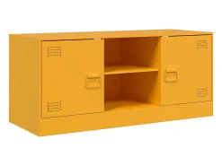 Móvel De Tv| Móvel de TV 99x39x44 cm aço mostarda PT711364 Amarelo