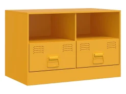 Móvel De Tv* Móvel de TV 67x39x44 cm aço mostarda PT696276 Amarelo