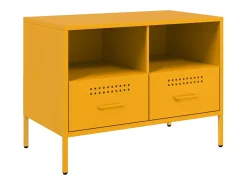 Hot Móvel de TV 68x39x50,5 cm aço mostarda PT283674 Amarelo