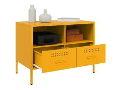 Hot Móvel de TV 68x39x50,5 cm aço mostarda PT283674 Amarelo