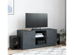 Móvel de TV 99x39x44 cm aço antracite PT728651 Cinza antracite