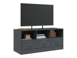 Móvel de TV 99x39x44 cm aço antracite PT304283^ Móvel De Tv