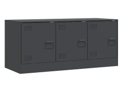 Móvel de TV 99x39x44 cm aço antracite PT267814^ Móvel De Tv