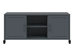 New vidaxl Móvel de TV 100,5x39x43,5 cm aço antracite Cinza antracite