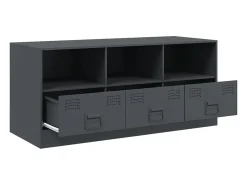 vidaxl Móvel de TV 99x39x44 cm aço antracite^ Móvel De Tv