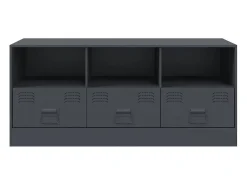 vidaxl Móvel de TV 99x39x44 cm aço antracite^ Móvel De Tv